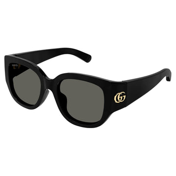 SOLID GRAY LENSES WITH BLACK FRAME