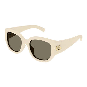BROWN LENSES WITH |VORY FRAME