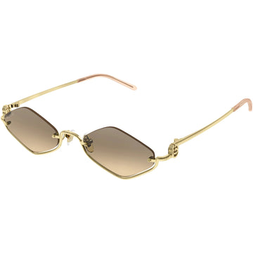 ORANGE GRADIENT & MIRROR LENSES WITH ROSE GOLD FRAME
