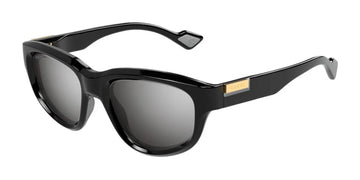 SOLID GRAY MIRROR LENSES WITH BLACK FRAME