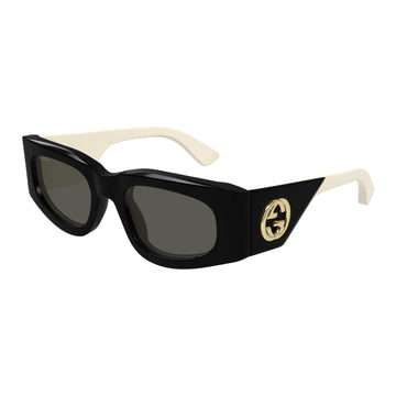 SOLID GRAY LENSES WITH BLACK FRAME