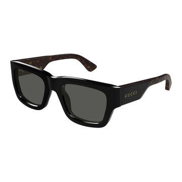SOLID GRAY LENSES WITH BLACK FRAME