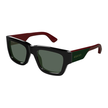 SOLID GREEN LENSES WITH BLACK FRAME