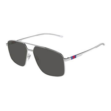 SOLID GRAY LENSES WITH SLIVER FRAME