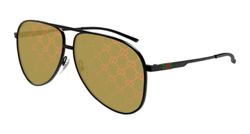 YELLOW MONOGRAM LENSES WITH BLACK FRAME