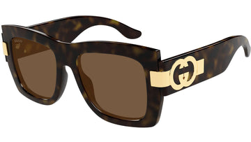 SOLID BROWN LENSES WITH HAVANA FRAME