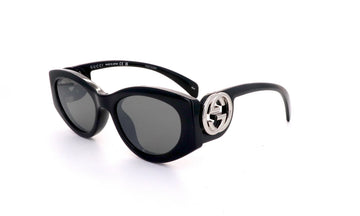 SOLID GRAY LENSES WITH BLACK FRAME