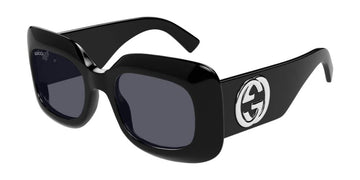 SOLID GRAY LENSES WITH BLACK FRAME