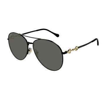 SOLID GRAY LENSES WITH BLACK FRAME