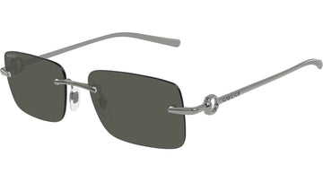 SOLID GRAY LENSES WITH GUNMETAL FRAME