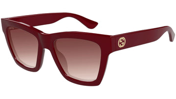 BURGUNDY GRADIENT LENSES WITH BURGUNDY FRAME