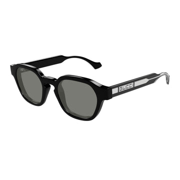 SOLID GRAY LENSES WITH BLACK FRAME