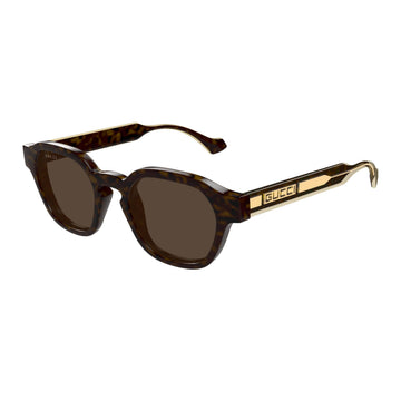 SOLID BROWN LENSES WITH HAVANA FRAME
