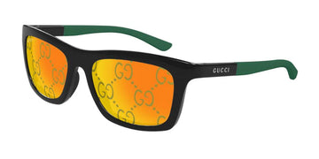 YELLOW MONOGRAM LENSES WITH BLACK FRAME