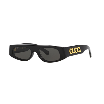SOLID GRAY LENSES WITH BLACK FRAME