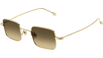 BROWN GRADIENT LENSES WITH LIGHT GOLD FRAME