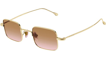 ORANGE GRADIENT LENSES WITH LIGHT GOLD FRAME