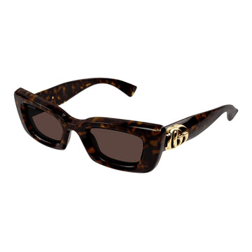 SOLID BROWN LENSES WITH HAVANA FRAME