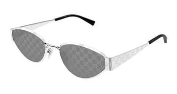 LIGHT GRAY WITH SLIVER MONOGRAM LENSES WITH SLIVER MONOGRAM FRAME