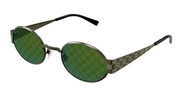 LIGHT GREEN WITH MONOGRAM LENSES WITH GUNMETAL MONOGRAM FRAME