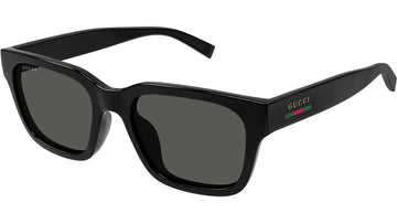 SOLID GRAY LENSES WITH BLACK FRAME