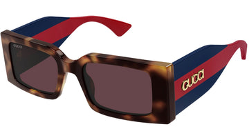 SOLID BURGUNDY LENSES WITH MEDIUM HAVANA FRAME
