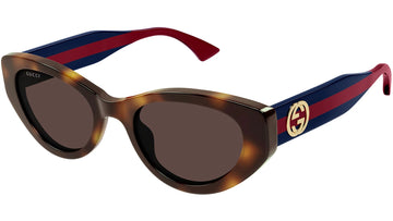 SOLID BROWN LENSES WITH SHINY MEDIUM BROWN HAVANA FRAME