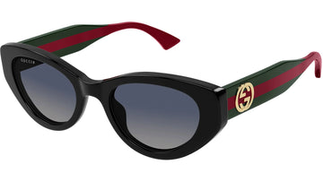 GRAY GRADIENT POLARIZED LENSES WITH SHINY BLACK FRAME