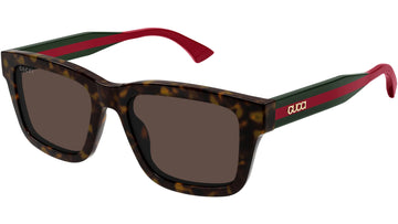 SOLID BROWN LENSES WITH HAVANA FRAME
