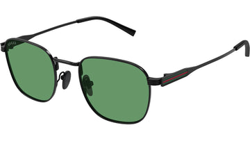 LIGHT GREEN LENSES WITH BLACK FRAME