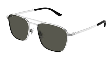 SOLID GRAY LENSES WITH SLIVER FRAME