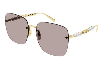 LIGHT PINK LENSES WITH GOLD FRAME
