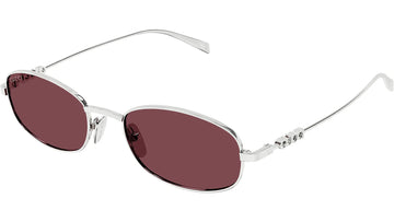 SOLID BURGUNDAY LENSES WITH SLIVER