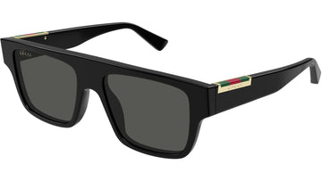 SOLID GRAY LENSES WITH BLACK FRAME