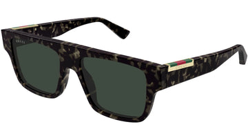 SOLID GREEN LENSES WITH YELLOW DARK HAVANA FRAME