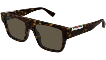 SOLID BROWN POLARIZED LENSES WITH DARK HAVANA FRAME