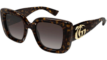 BROWN GRADIENT LENSES WITH HAVANA FRAME