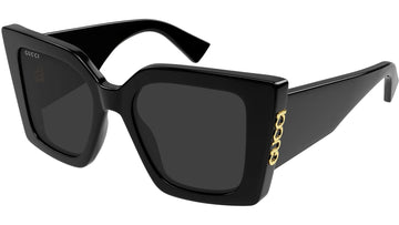 SOLID GRAY LENSES WITH SHINY BLACK FRAME