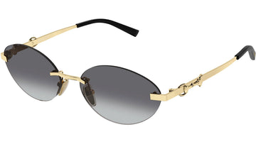 GRAY GRADIENT LENSES WITH SHINY ENDURA GOLD FRAME