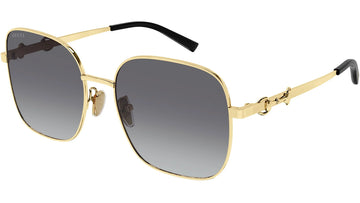 GRAY GRADIENT LENSES WITH SHINY ENDURA GOLD FRAME