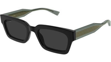 SOLID GRAY LENSES WITH SHINY BLACK FRAME