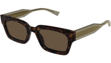 SOLID BROWN LENSES WITH SHINY HAVANA FRAME