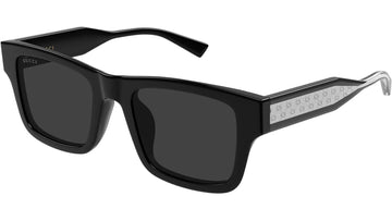 SOLID GRAY LENSES WITH SHINY BLACK FRAME