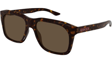 SOLID BROWN LENSES WITH SHINY HAVANA FRAME