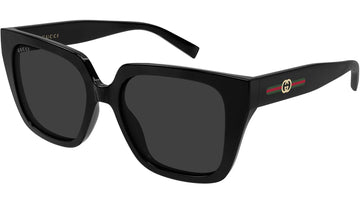 SOLID GRAY LENSES WITH BLACK FRAME