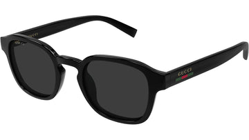 SOLID GRAY LENSES WITH SHINY BLACK FRAME