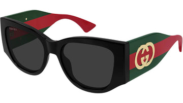 SOLID GRAY LENSES WITH BLACK FRAME