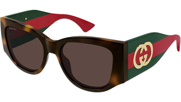 SOLID BROWN LENSES WITH HAVANA FRAME