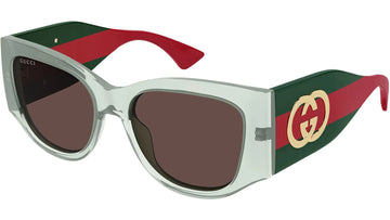 SOLID VIOLT LENSES WITH TRANSPARENT SAGE FRAME