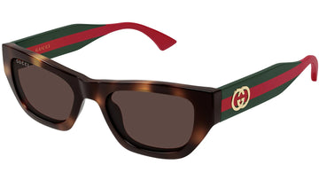 SOLID BROWN LENSES WITH SHINY MEDIUM BROWN HAVANA FRAME